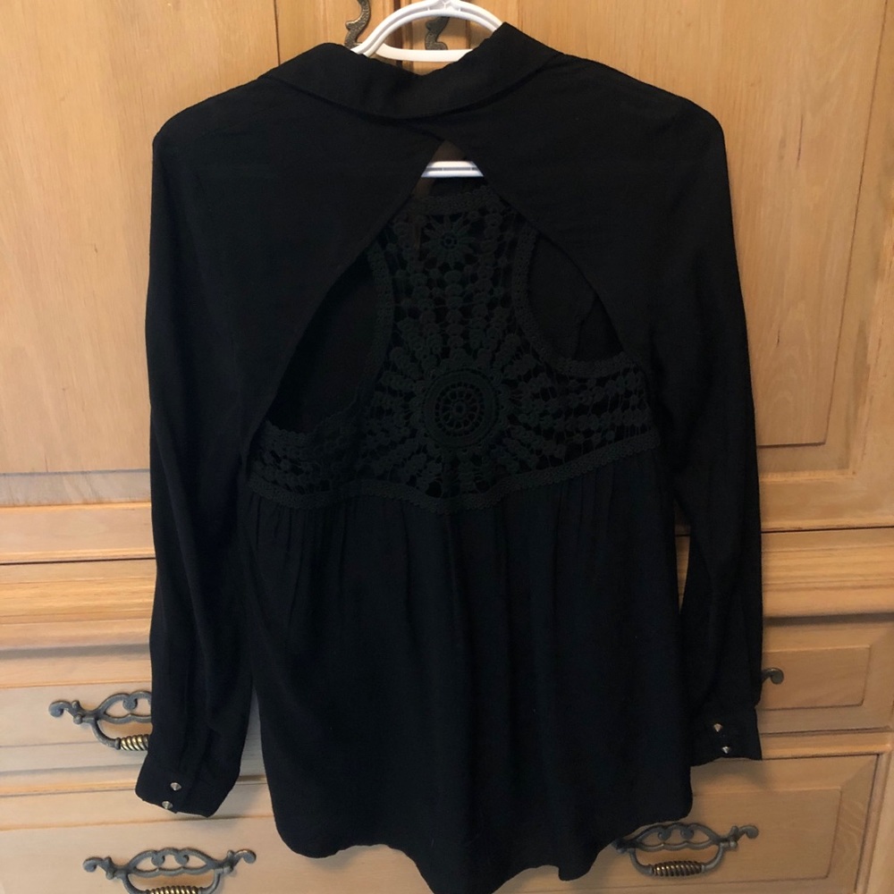 Button down w/ open Back